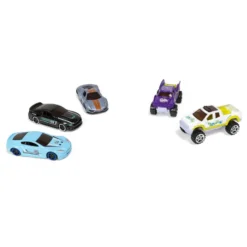 Surtido 5 coches de carreras Fast Racing Metal Cars