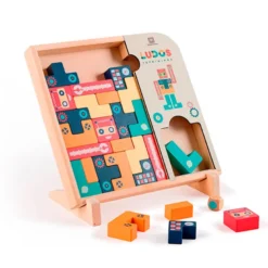 Tetris de madera con múltiples opciones de juego