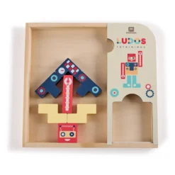 Tetris de madera con múltiples opciones de juego