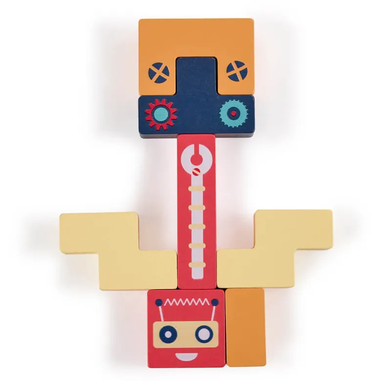 Tetris de madera con múltiples opciones de juego