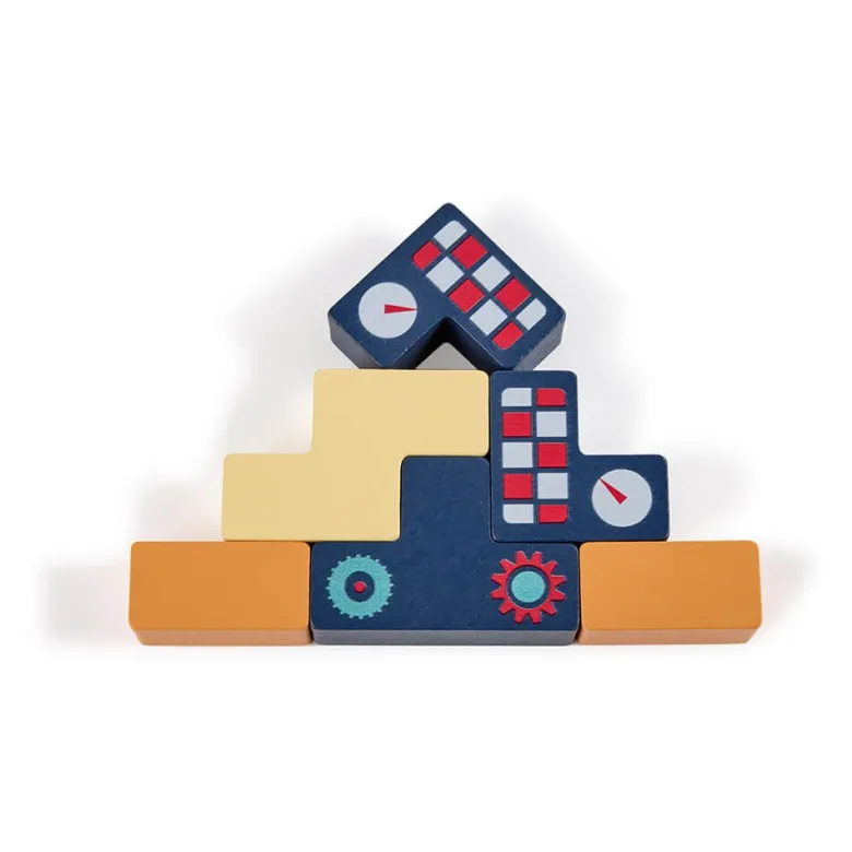 Tetris de madera con múltiples opciones de juego