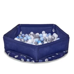 Trampolín 3 en 1 azul