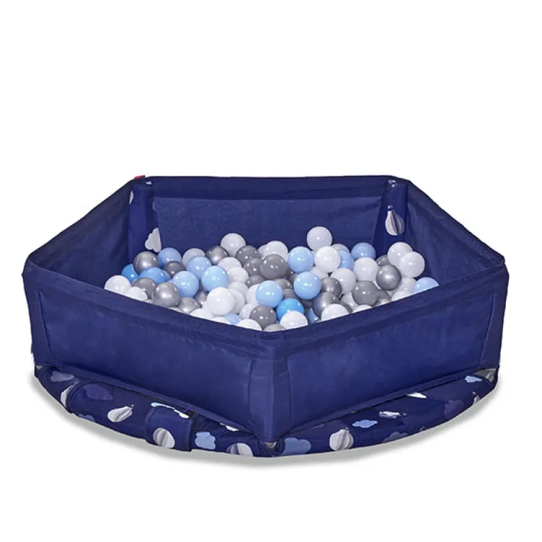 Trampolín 3 en 1 azul