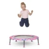 Trampolín 3 en 1 rosa