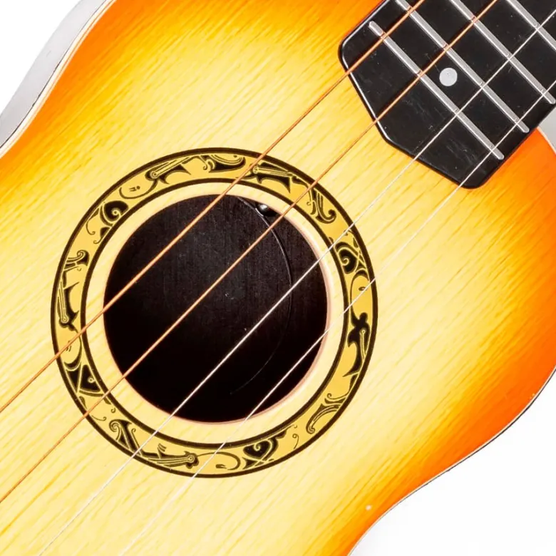 Ukelele realista de 56 cm con 4 cuerdas ajustables