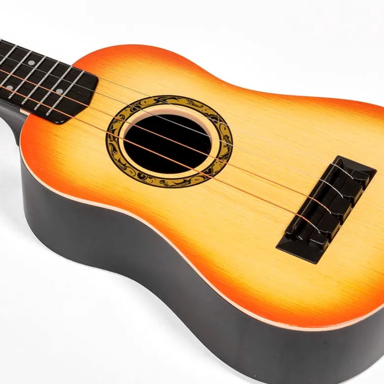 Ukelele realista de 56 cm con 4 cuerdas ajustables