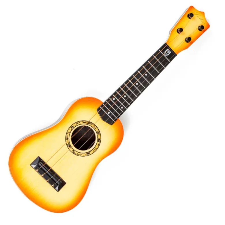 Ukelele realista de 56 cm con 4 cuerdas ajustables